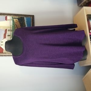 Royal Purple Faded Glory Long Sleeve Top